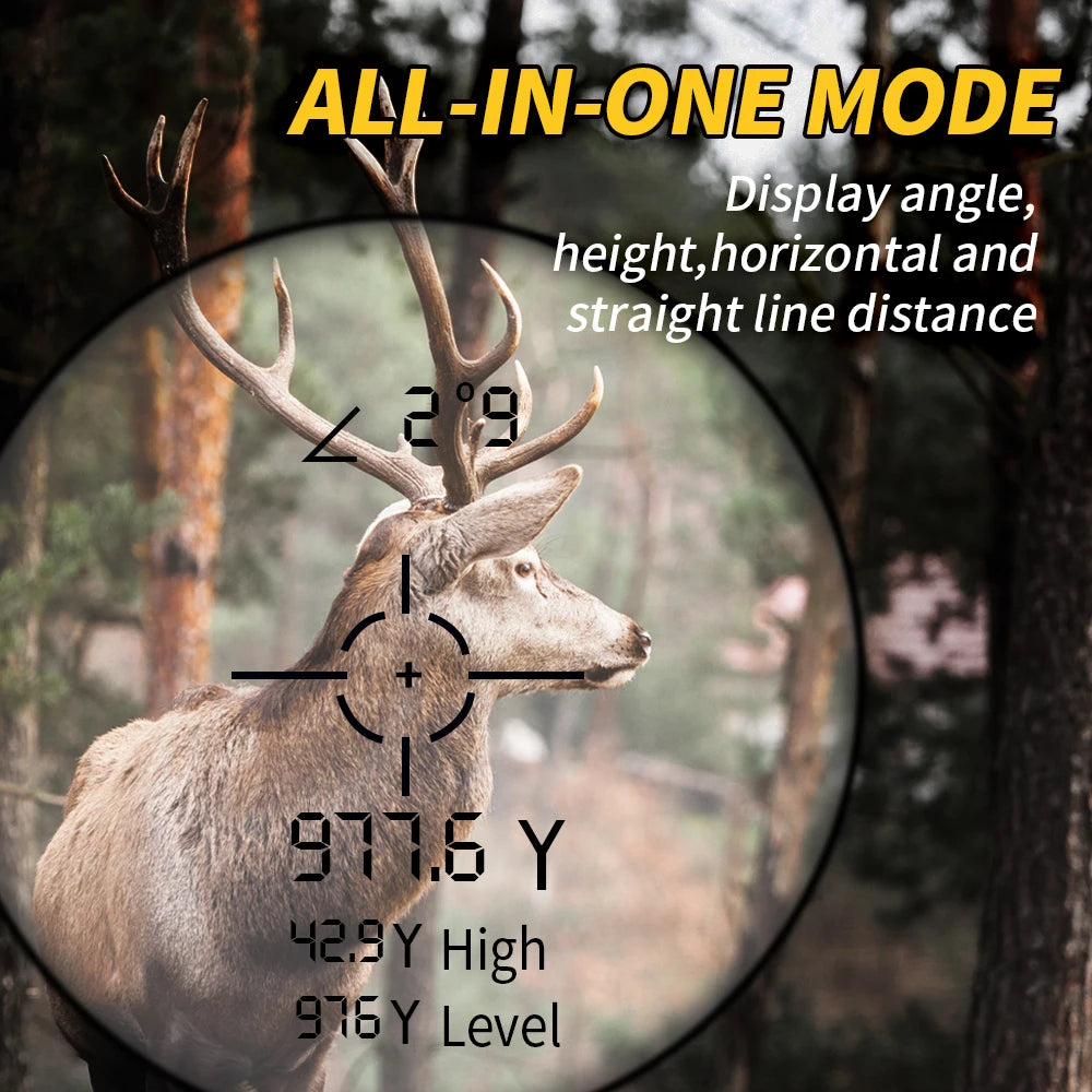 I 6x 1000M Laser Rangefinder