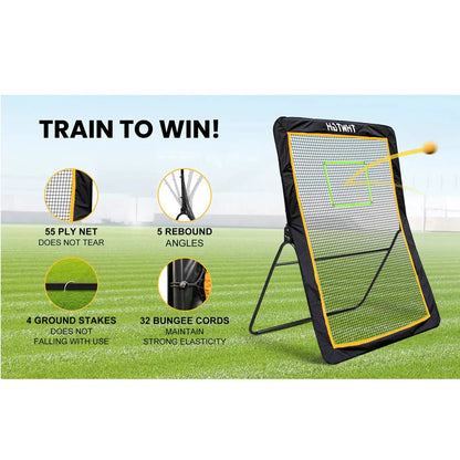 Volleyball Bounce Back Net 5x7 Ft Volleyball Lacrosse Ball Rebounder Basketball Volleyball Bounce Back Net