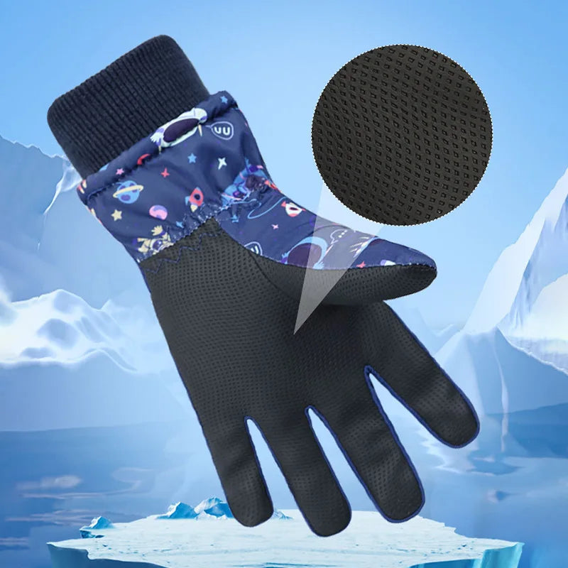 Waterproof Kids Winter Gloves