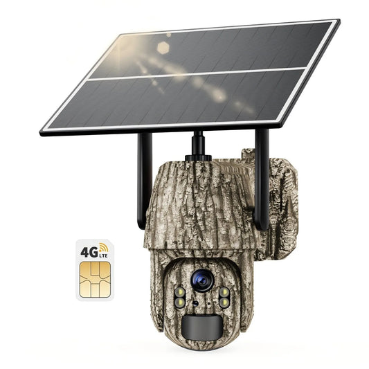 4G LTE Solar Trail Camera with 360° Live-View