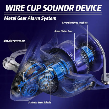 2Piece 6Foot Graphite and Fiberglass Fishing Rod Combo