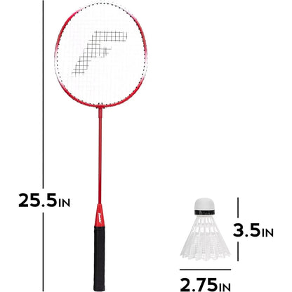 Badminton Set 4 Rackets & Birdies