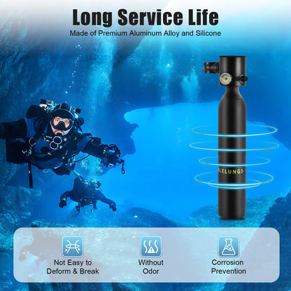 0.5L Mini Diving Oxygen Cylinder