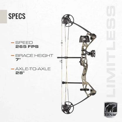 Bear Archery Limitless Dual Cam Compound Bow