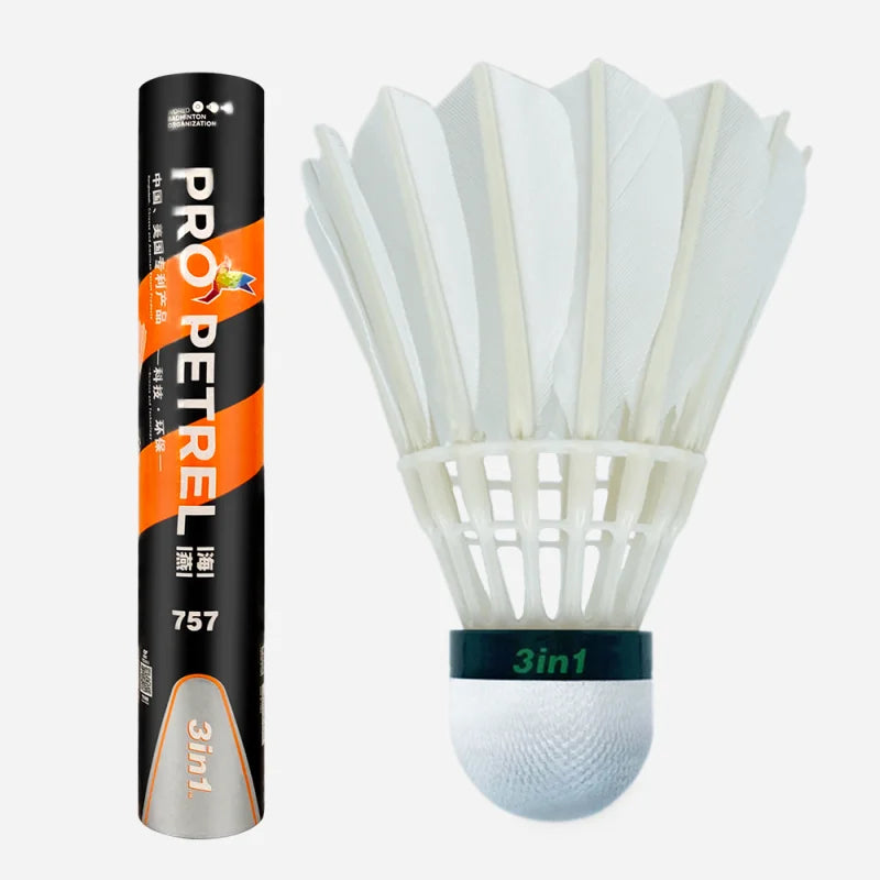 12Pcs  Training Shuttlecocks