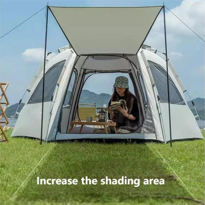 4 person family tent with Skylight