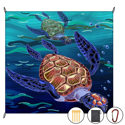 1pc Outdoor Waterproof Beach Blanket