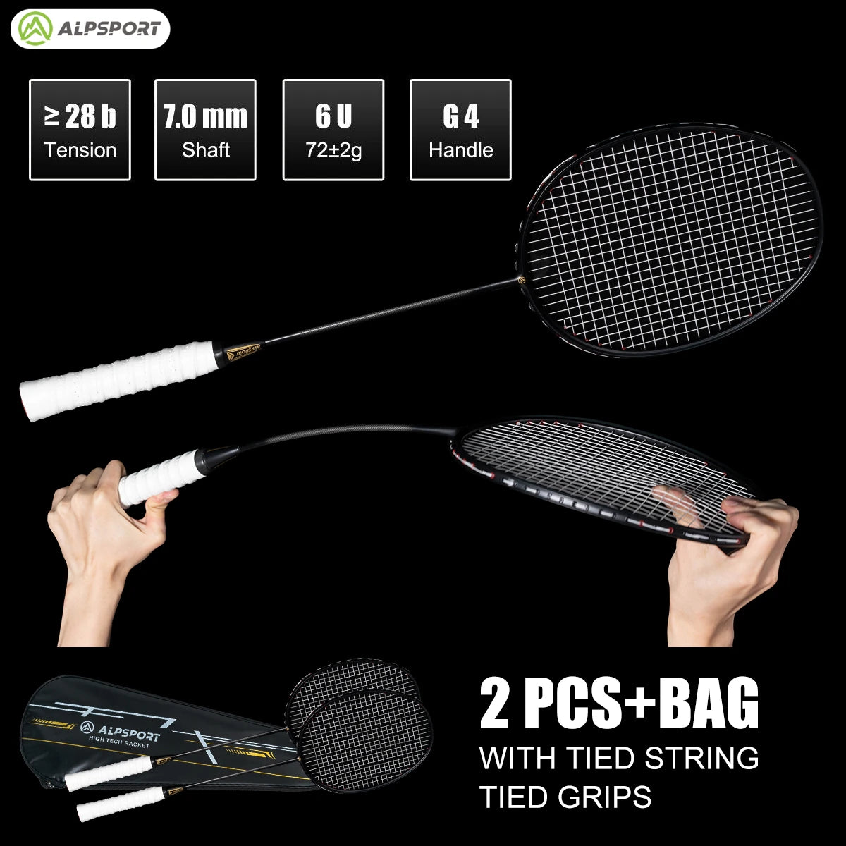 Ultra-light full carbon fiber Badminton racket