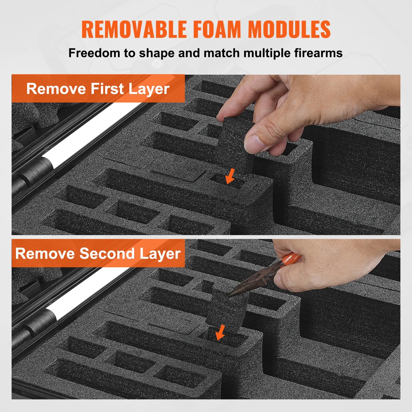 Hard Pistol Case Foam Lining