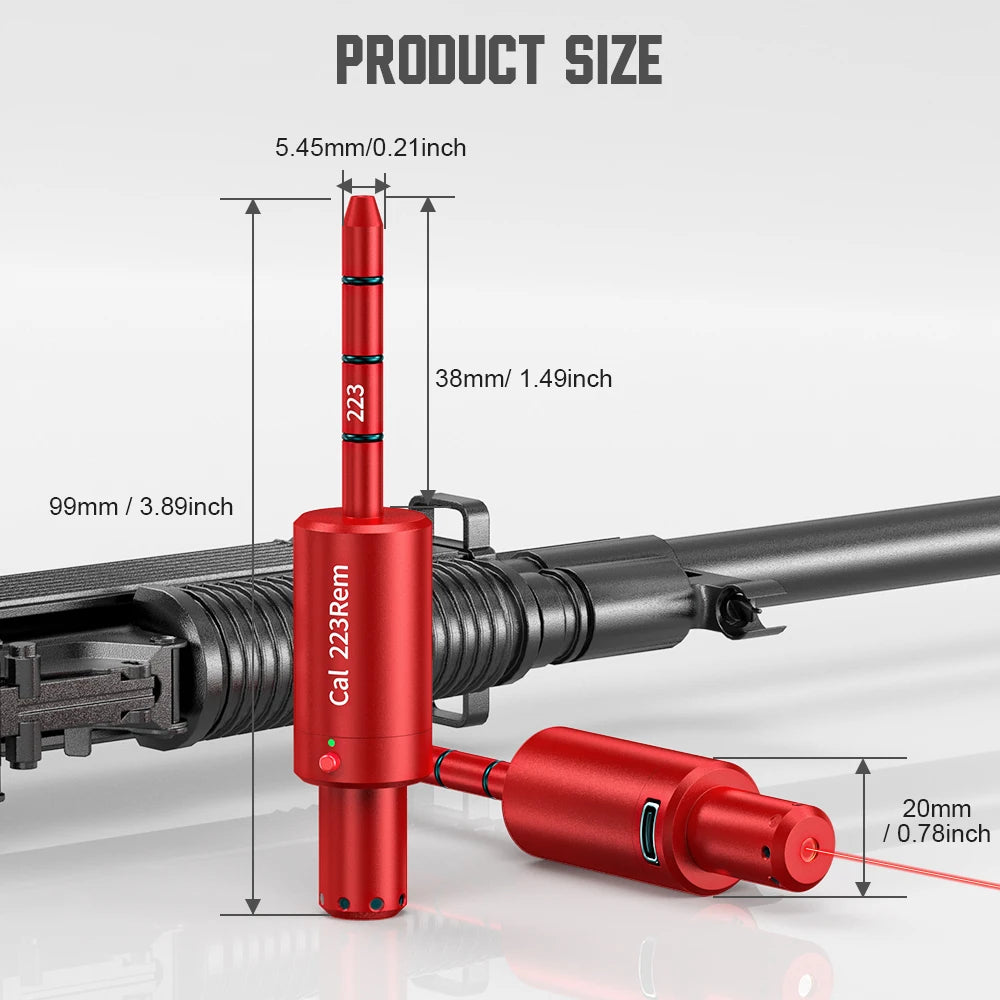 223REM multifunctional magnetic red green light trainer