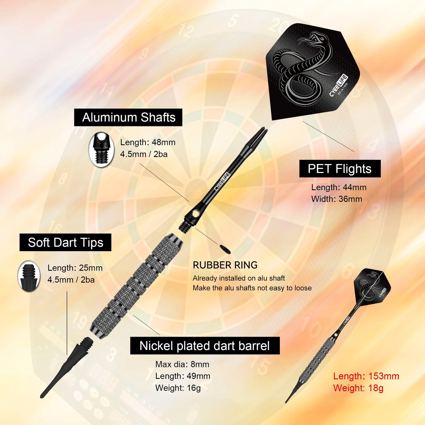 18g/ 20g soft darts