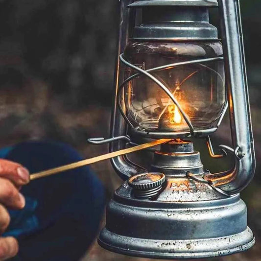 Vintage Fuel Camping Lanterns