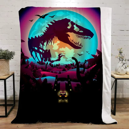 Jurassic Park Thick Blanket