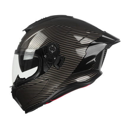 DOT Certified Motorcycle Helmet with Internal Sun Visor