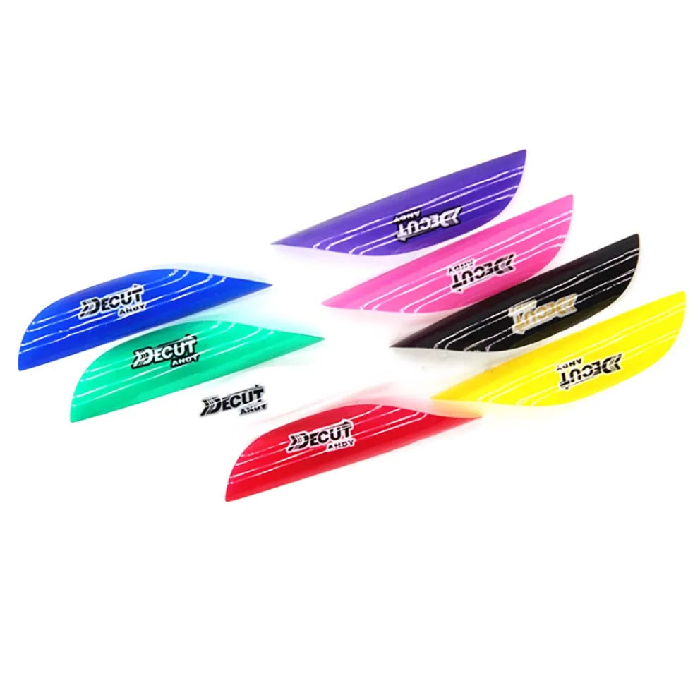 50pcs Archery 1.56inch 1.75inch 2inch Right Wing Vanes