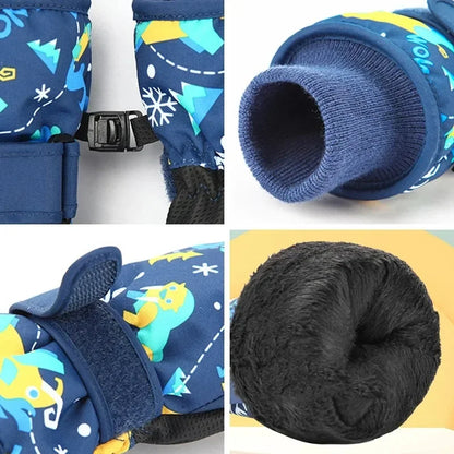 Waterproof Kids Winter Gloves