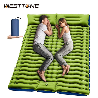Double Sleeping Pad Inflatable Mattress