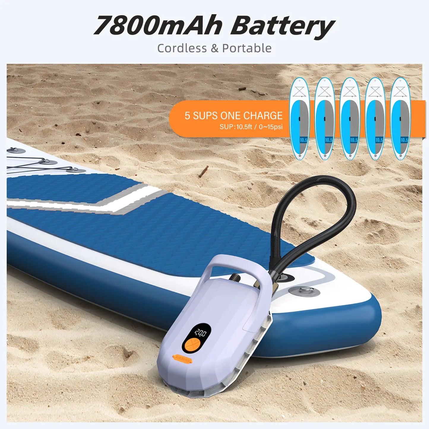 Electric Air Pump with Battery