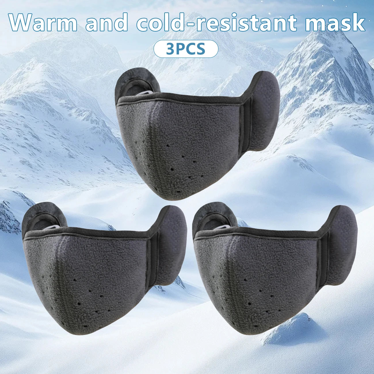 3pcs Winter Warm Masks,
