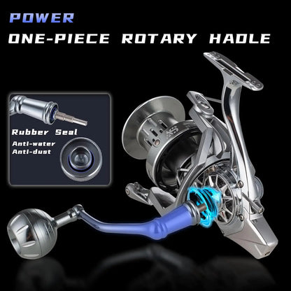 Spinning Reel, 8000/10000/12000 Frame Surf Fishing Reels
