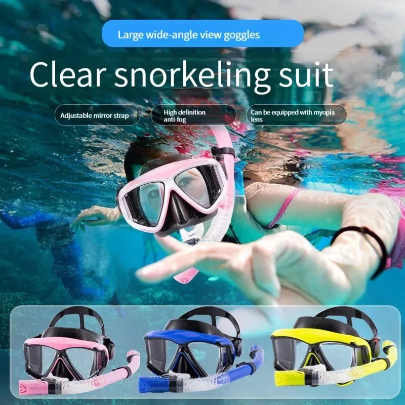 Mask Fins Snorkel Set
