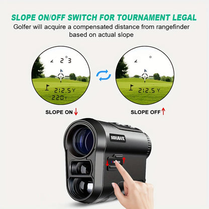 Golf Rangefinder with Slope, 1000M