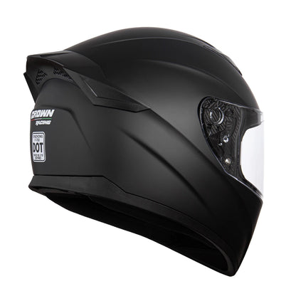 Full Face Motorcycle Helmet - Dual Lens DOT Certified