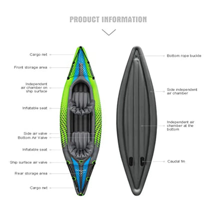 2 Person Tandem Inflatable  Kayak