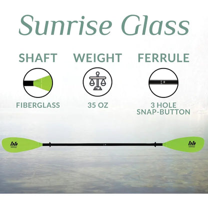 2Piece Snap Button Kayak Paddle