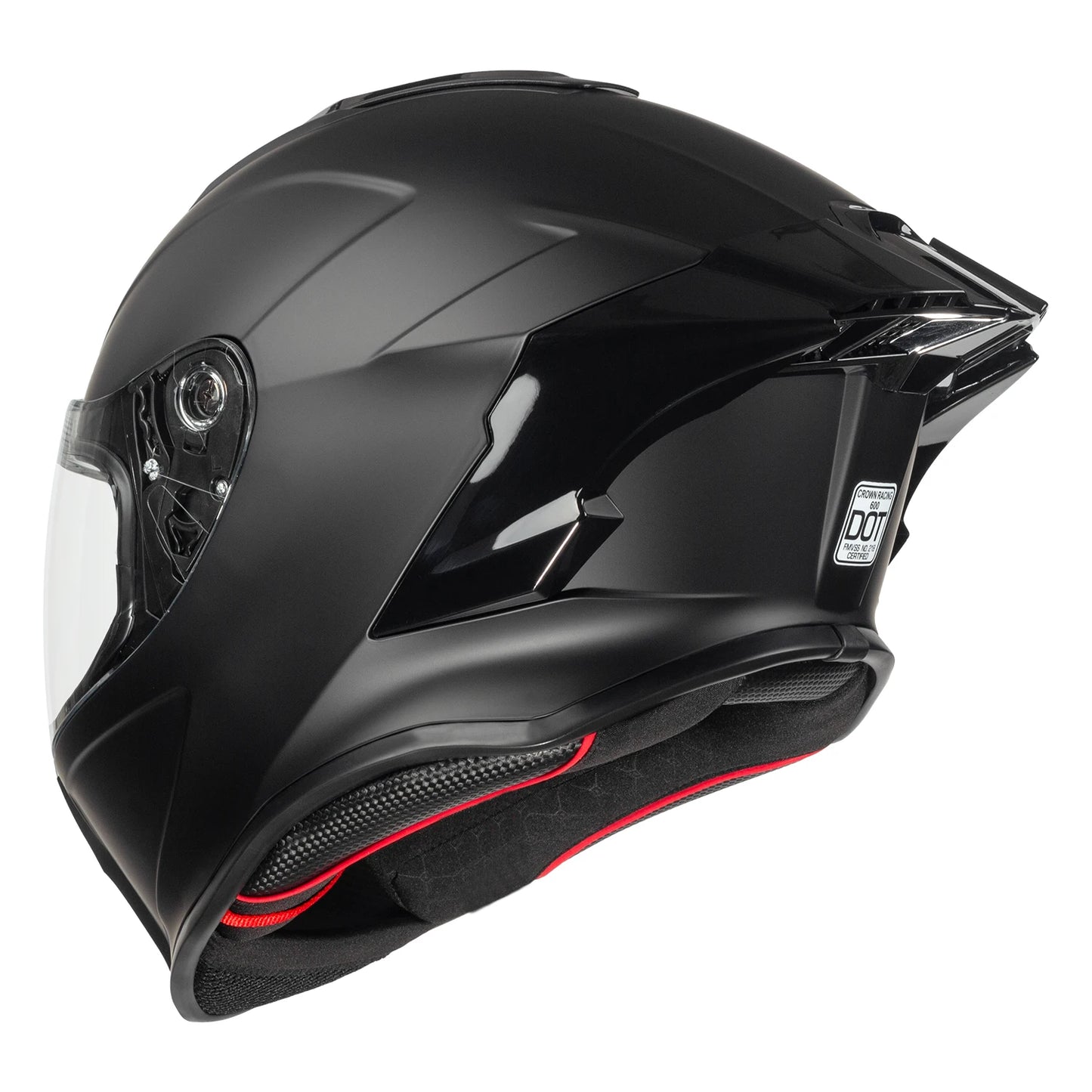 DOT Certified Motorcycle Helmet with Internal Sun Visor
