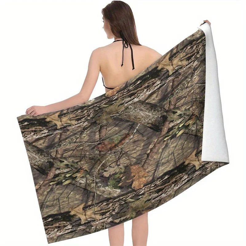 Beach Towel Camouflage Print