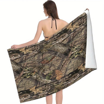 Beach Towel Camouflage Print