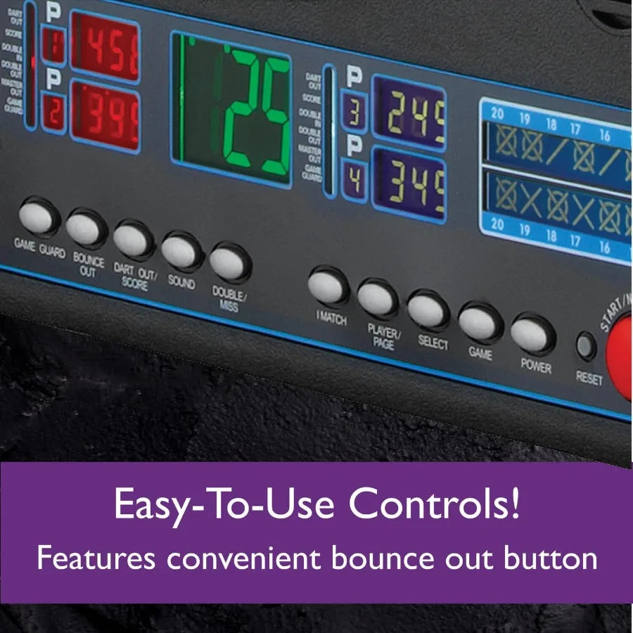 Compact electronic dartboard