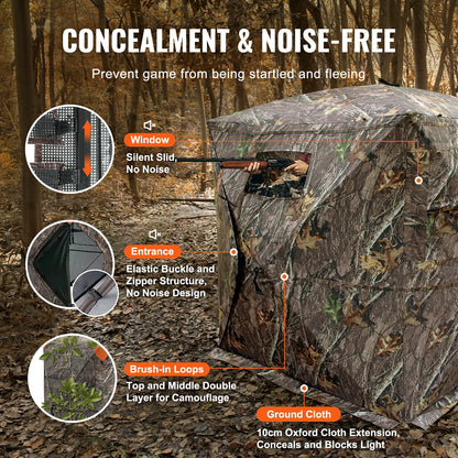 See Through Ground Blind
