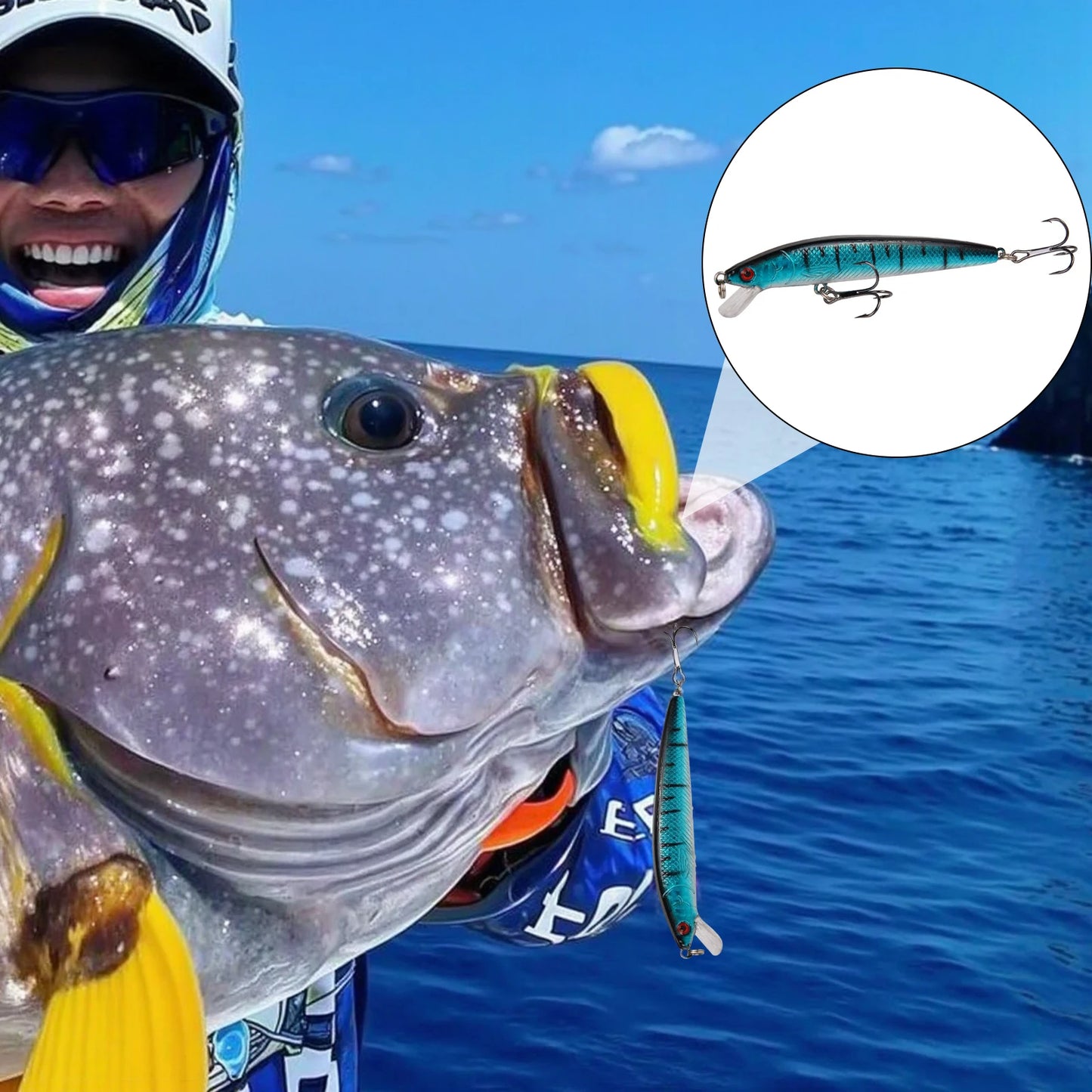 10Pcs Long Tail Minnow Fishing Lure