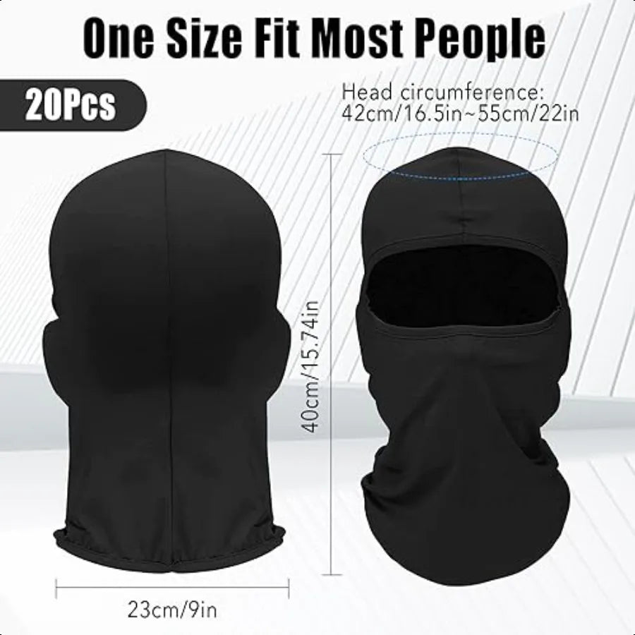 20 PCS Ski Mask for Men