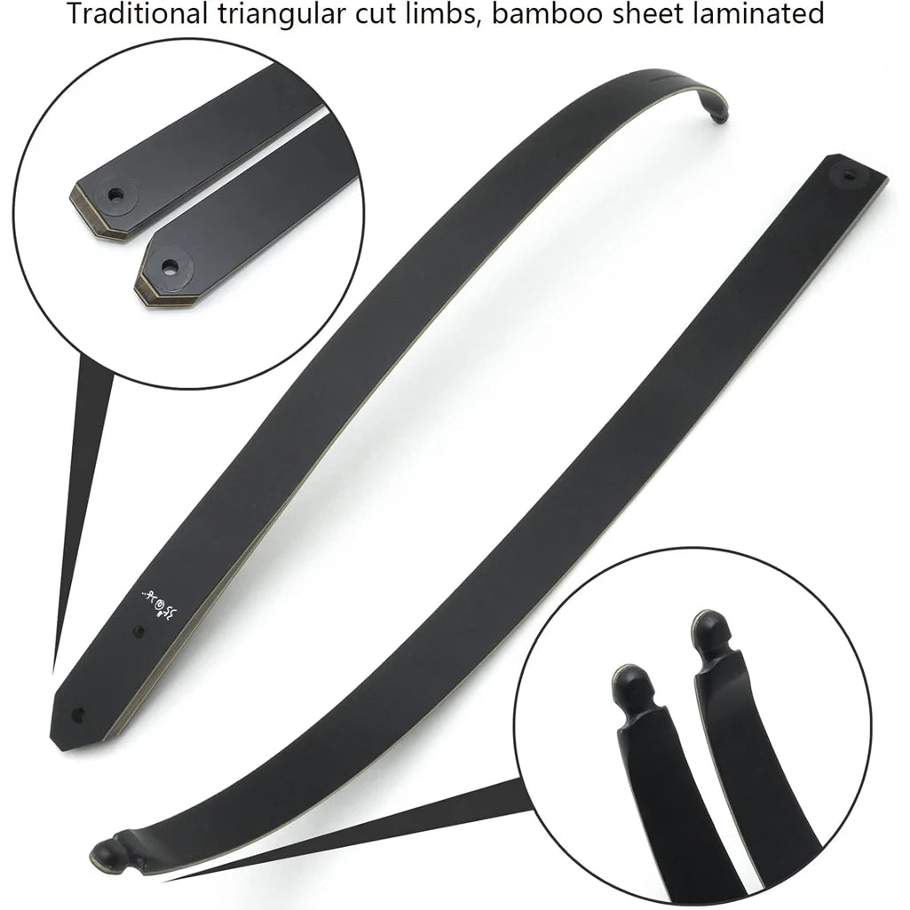 60 Inch Archery Takedown Recurve Bow Set 25-60lbs Right Hand Left Hand