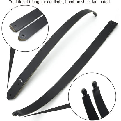 60 Inch Archery Takedown Recurve Bow Set 25-60lbs Right Hand Left Hand