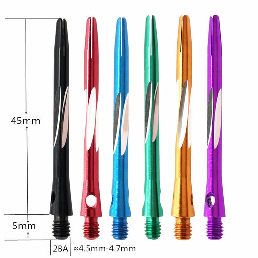 3PCS 45mm Aluminum Darts Shafts