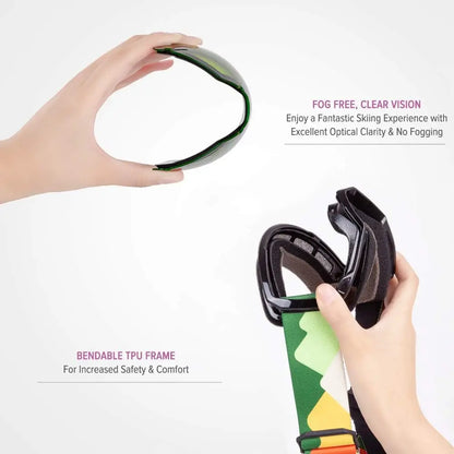 Kids Ski Goggles, Snowboard Goggles , Youth Snow Goggles