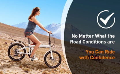 20 Inch Folding Bike 7 Speed Gears High Carbon Steel Frame Adjustable Seat Portable Bicycle for Adults