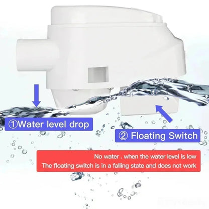 12V 24V 110V 220V 750GPH 1100GPH Automatic Boat Bilge Pump Auto Float Switch DC Submersible Electric Water Pump 12 24 V 220 Volt