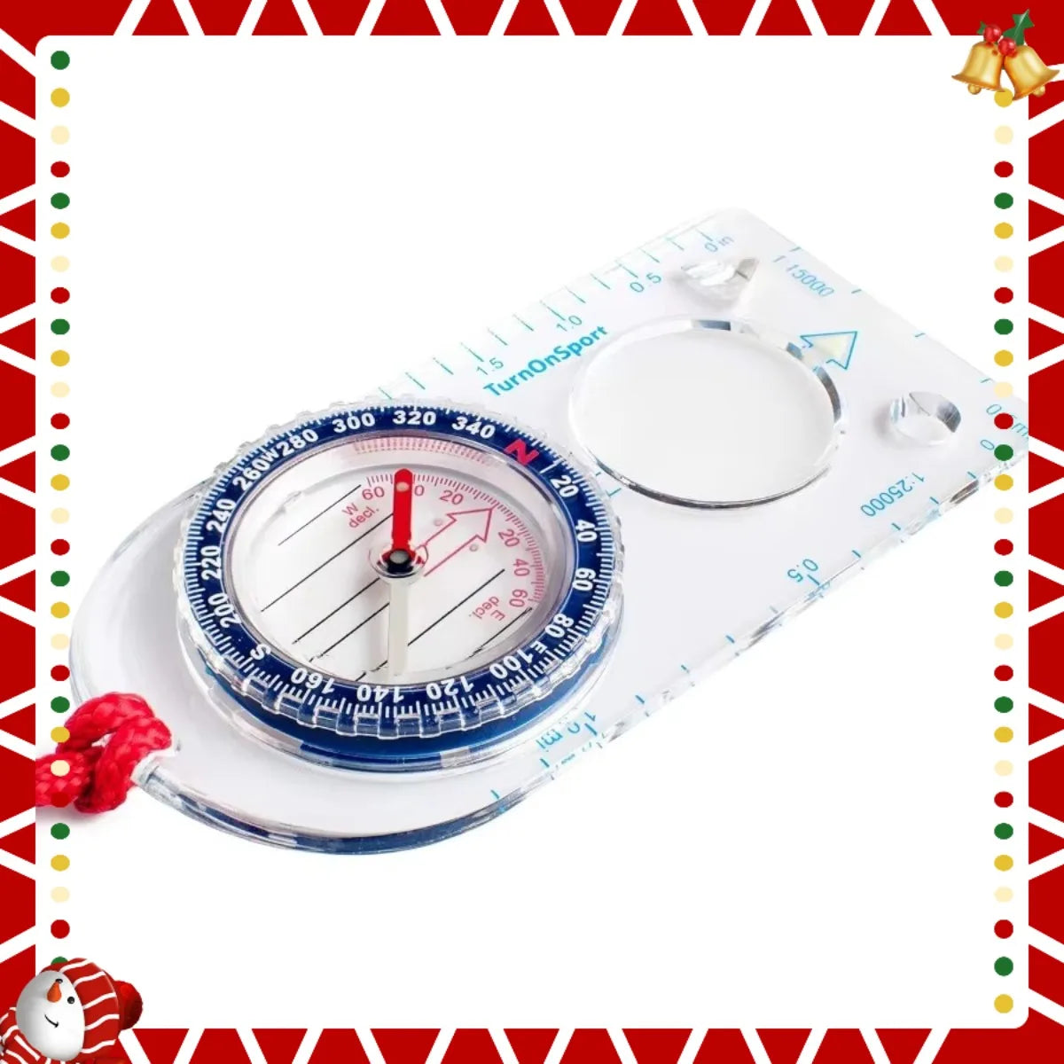 Professional Survival Compass with Baseplate,