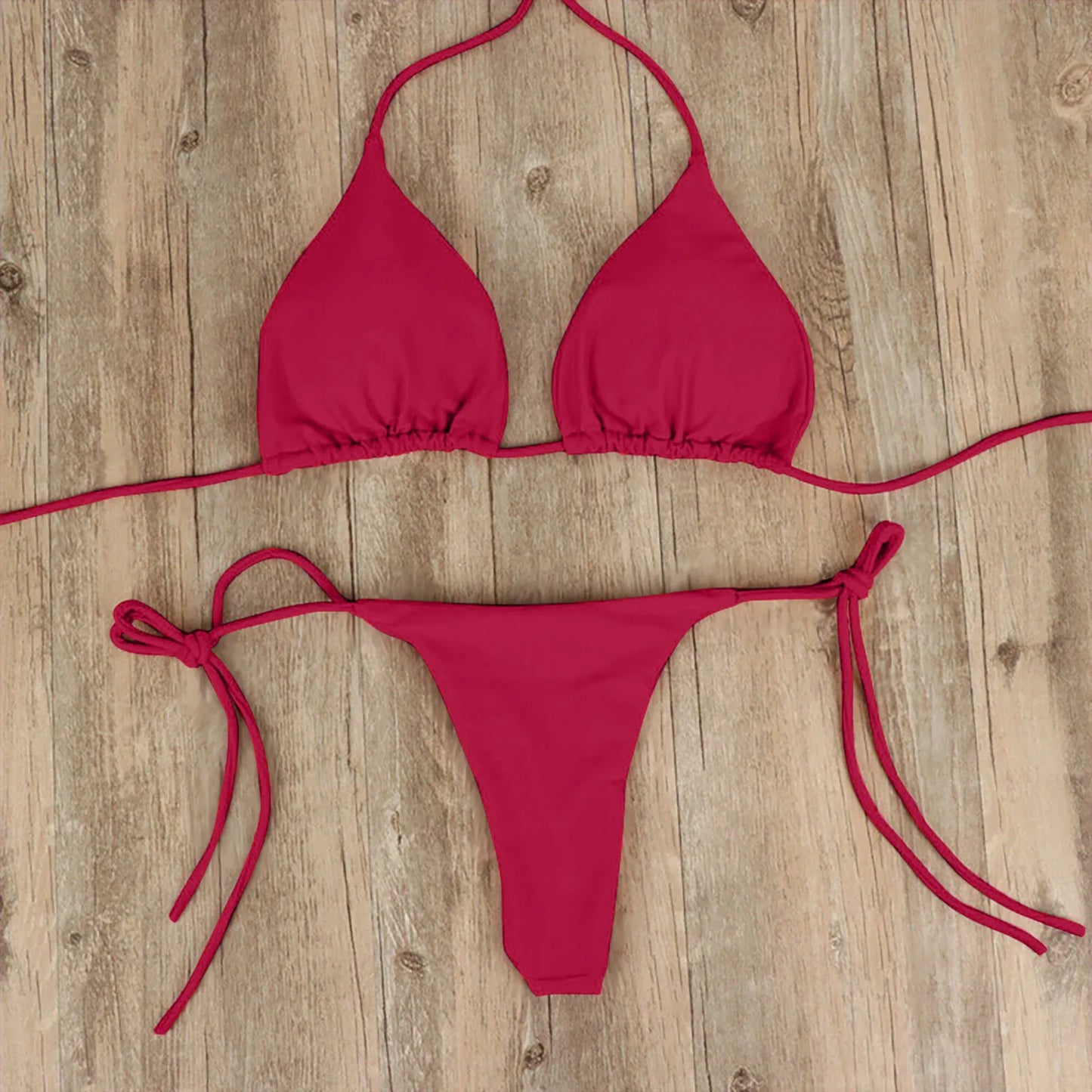 Women Bikini Set Side Tie
