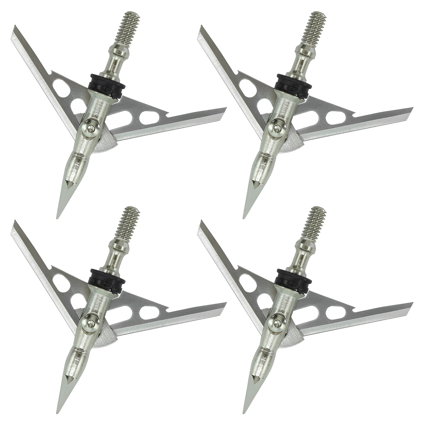 6/12/24 Pcs 100 Grain 2.3" Cut Stainless steel Broadheads 2-Blade