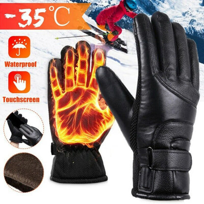 Waterproof Winter Electric Warming Gloves