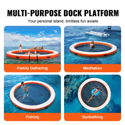 10x8ft Inflatable Floating Dock
