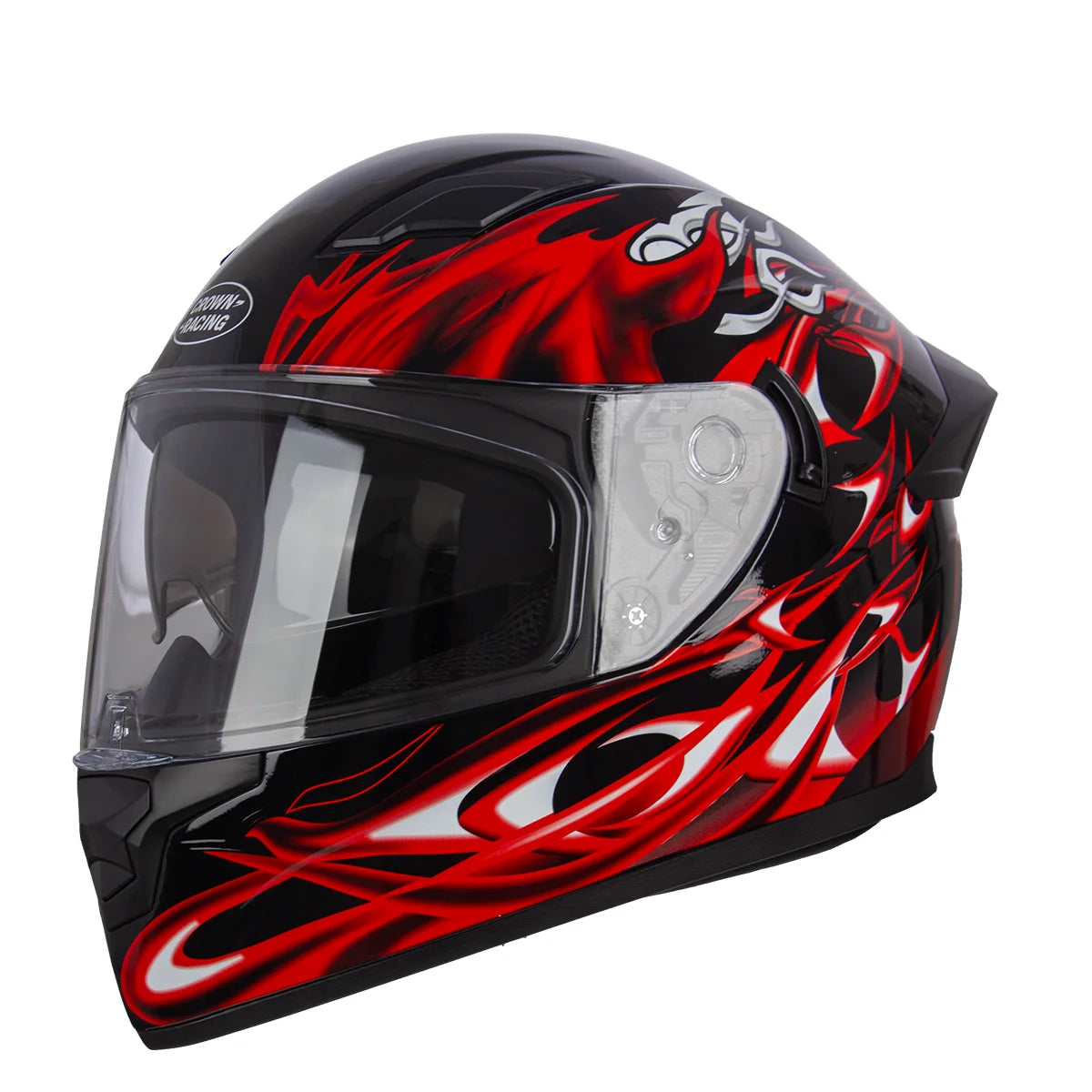 Full - Face Motorcycle Helmet DOT Certified