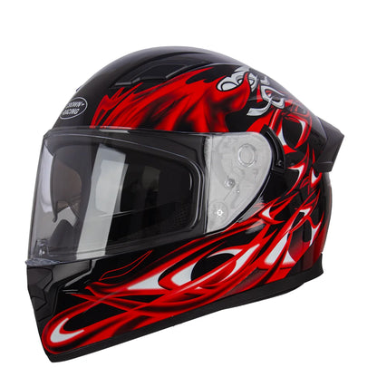 Full - Face Motorcycle Helmet DOT Certified