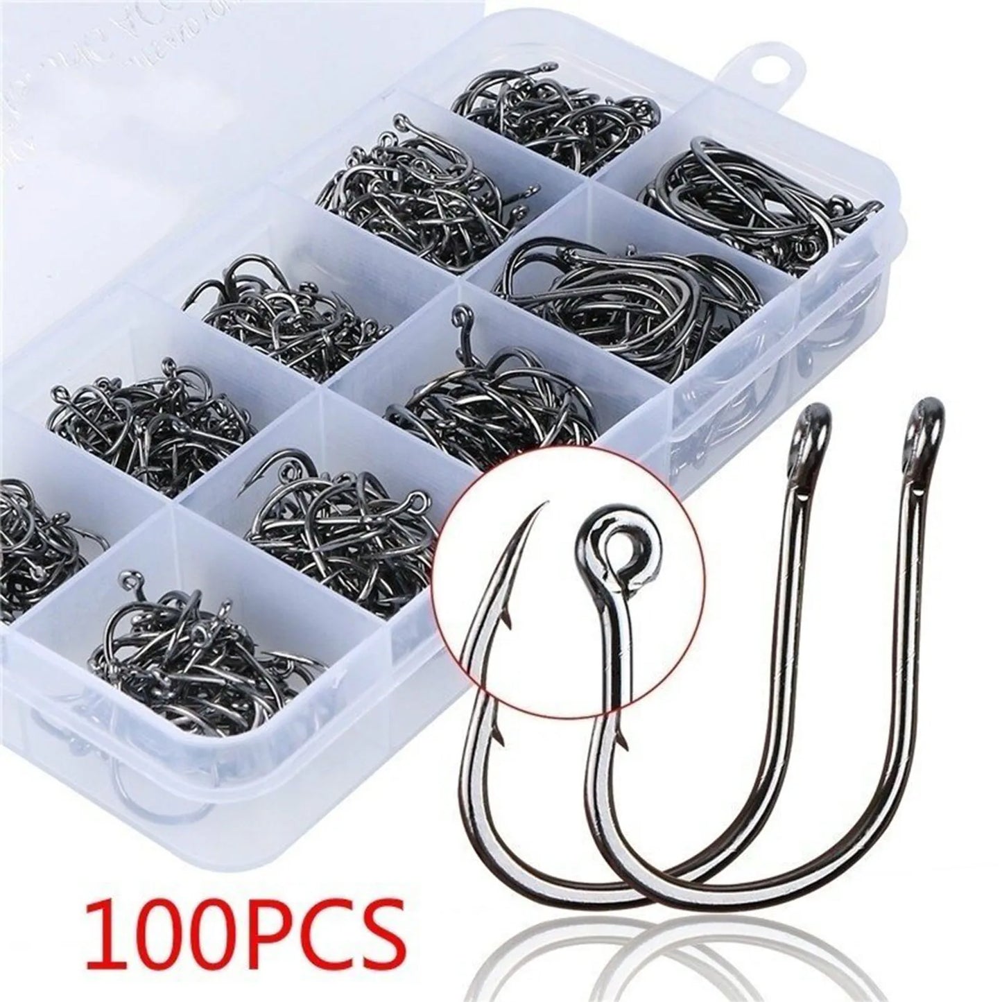 100PCS Fishing Hooks